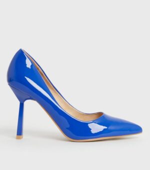 Patent Pointed Stiletto Heel Court Shoes